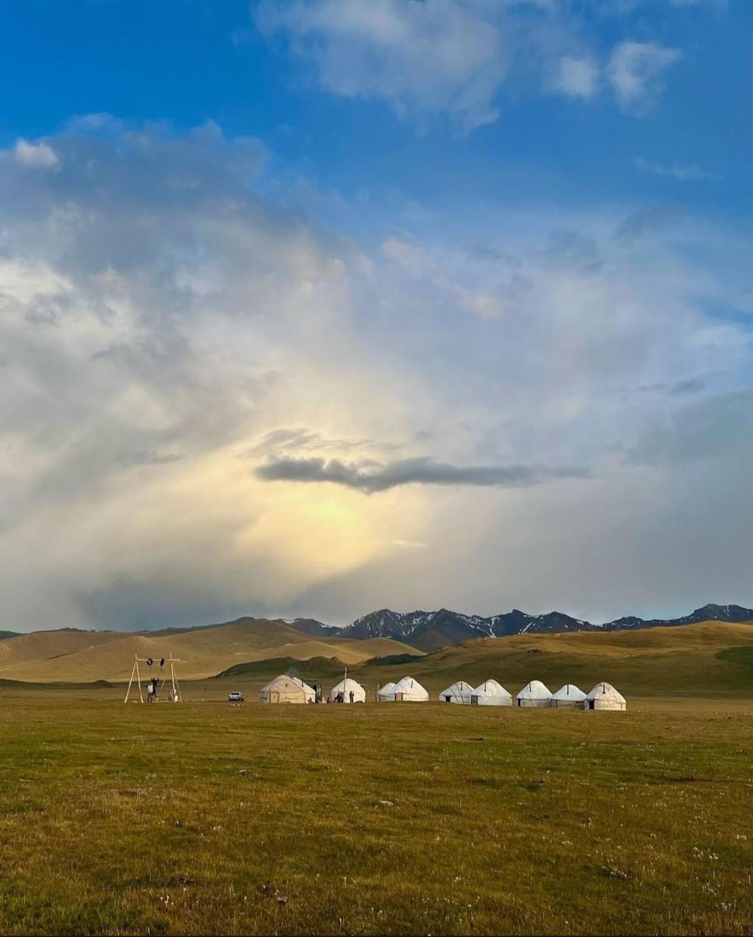 Zalkar Yurt Camp Song-Kul Exterior foto